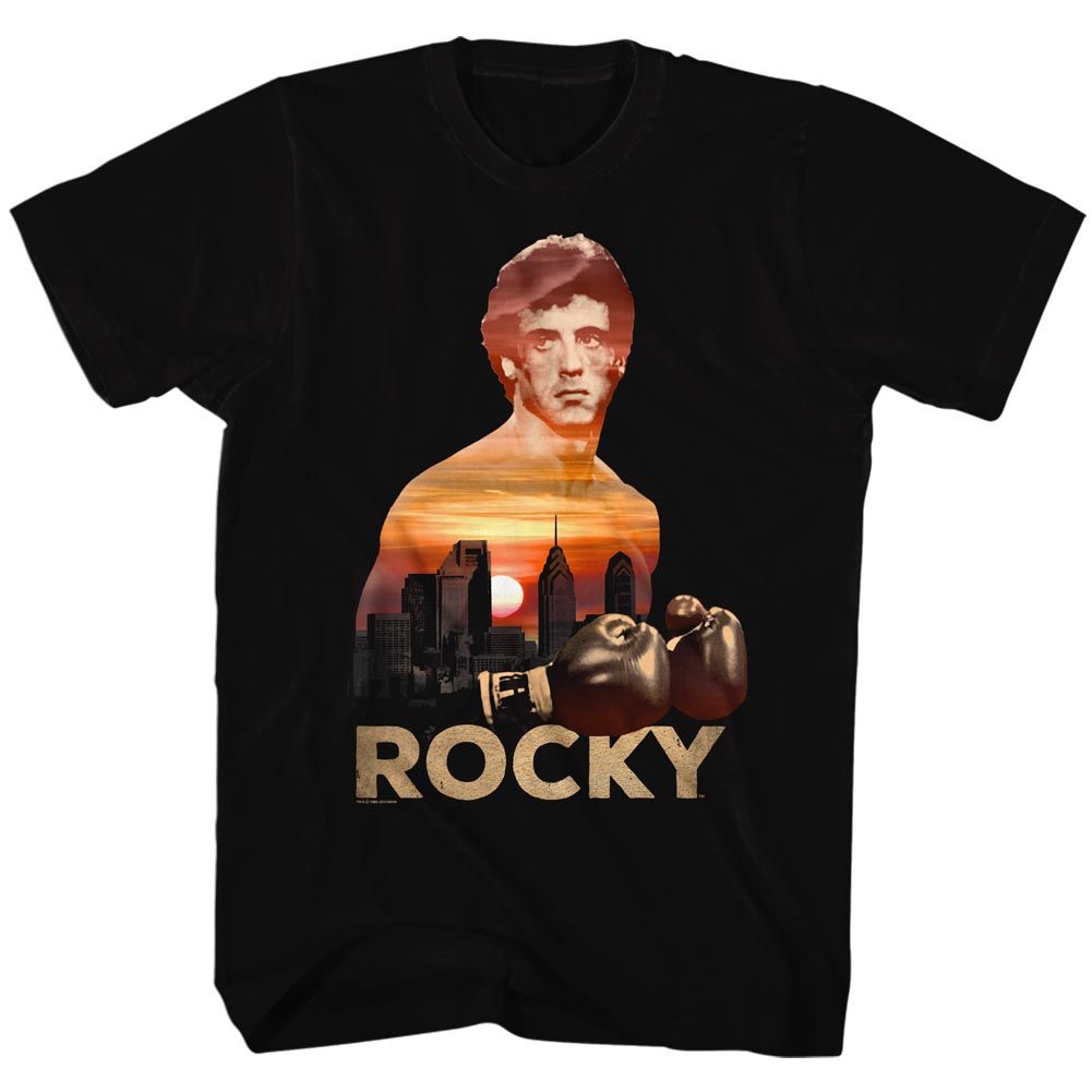 Rocky - Sunset Over Philly - Short Sleeve - Adult - T-Shirt