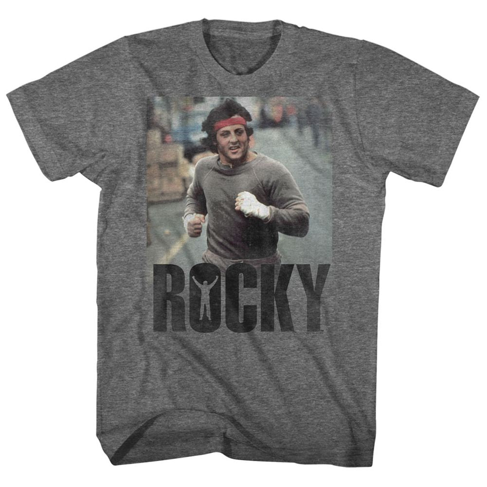 Rocky - Run Rocky - Short Sleeve - Heather - Adult - T-Shirt