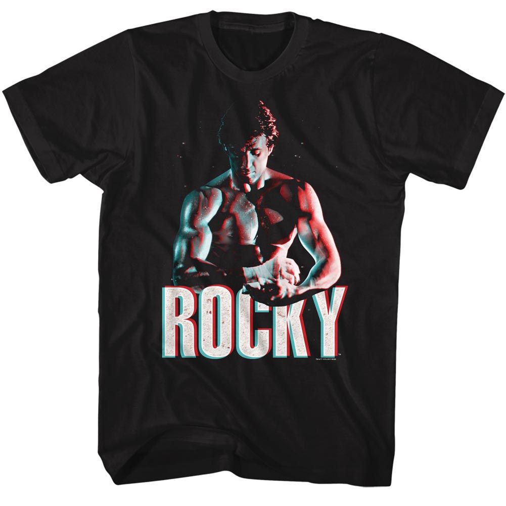 Rocky - 3D Muscles - Short Sleeve - Adult - T-Shirt