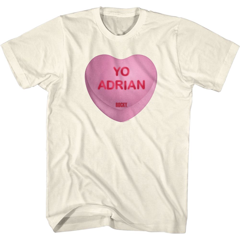Rocky - Yo Adrian Candy Heart - Short Sleeve - Adult - T-Shirt