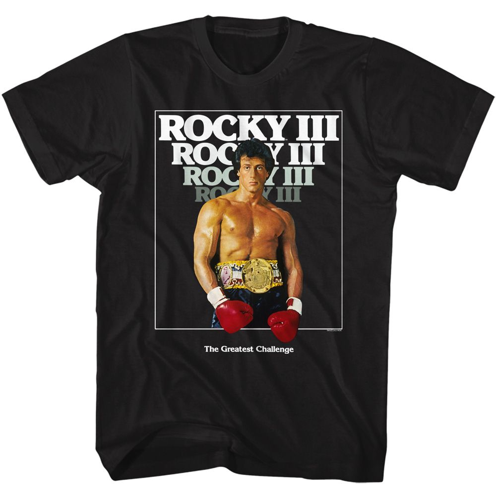 Rocky - 3 Poster - Short Sleeve - Adult - T-Shirt