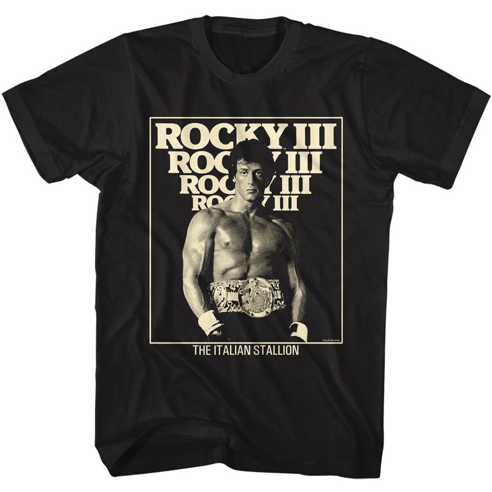 Rocky - 3 Italian Stallion - Short Sleeve - Adult - T-Shirt