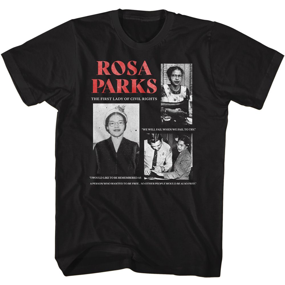 Rosa Parks - Multi Pic - Short Sleeve - Adult - T-Shirt