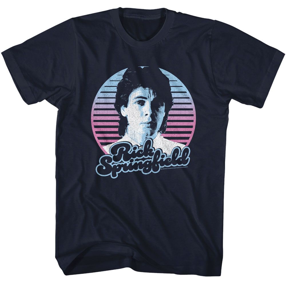 Rick Springfield - Circle 80 - Licensed Adult Short Sleeve T-Shirt