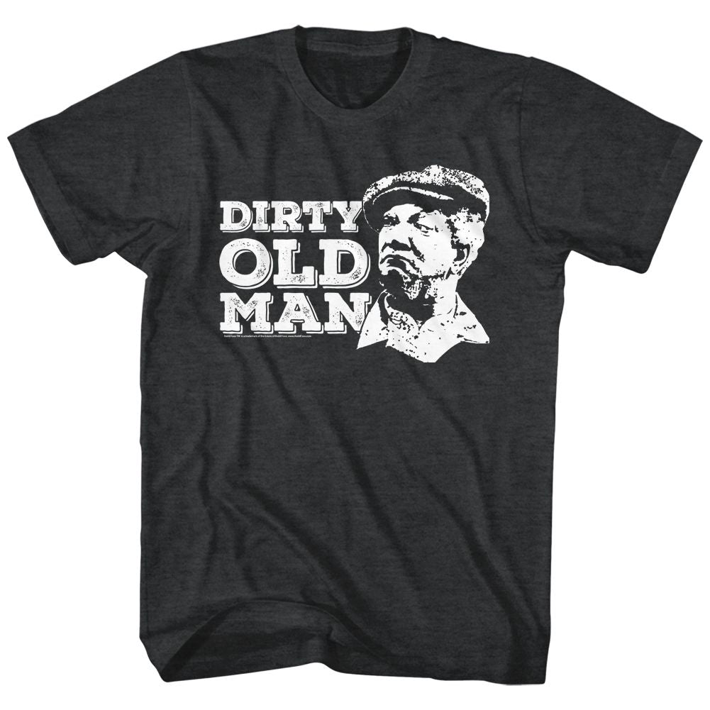 Redd Foxx - Dirty Old Man - Short Sleeve - Heather - Adult - T-Shirt