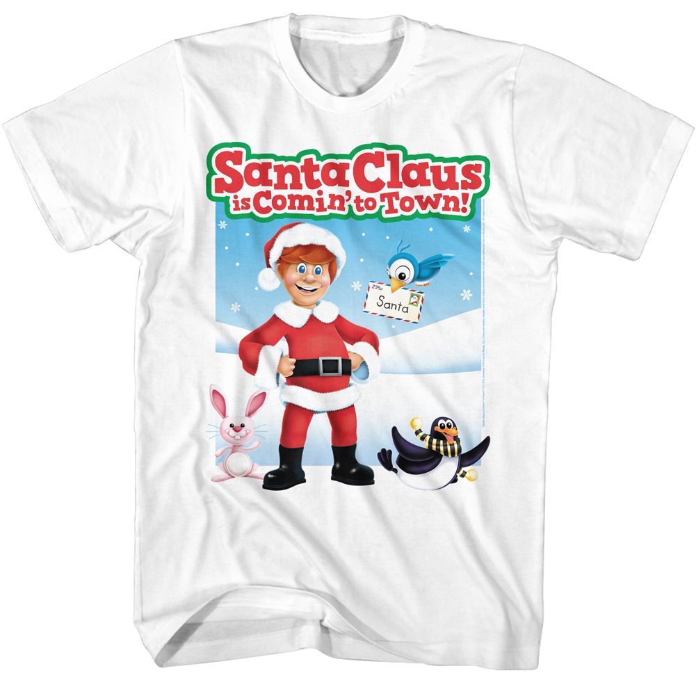 Santa Claus Is Coming To Town - Characters - Short Sleeve - Adult - T-Shirt