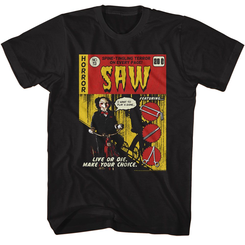 Saw - Jigsaw Comic Book - Short Sleeve - Adult - T-Shirt