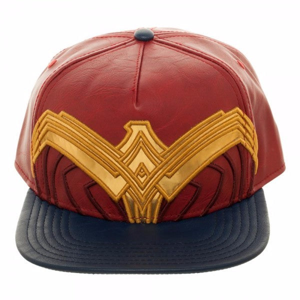 Wonder Woman Suit Up Applique Snapback Baseball Hat