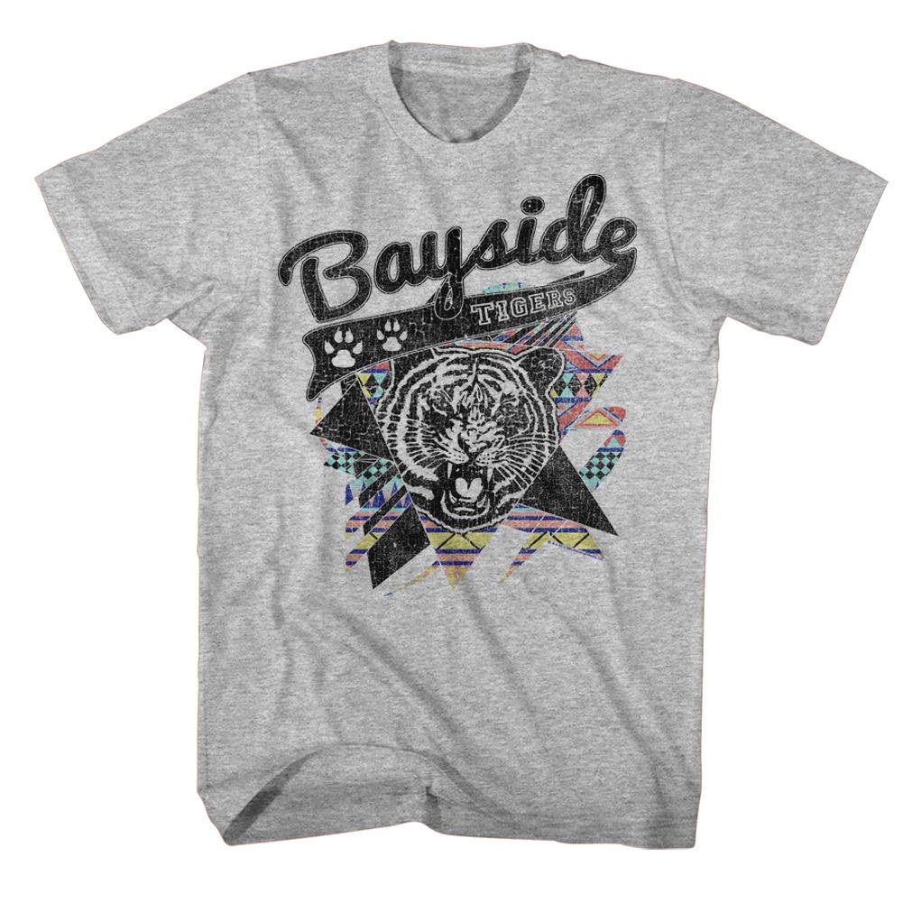 Saved By The Bell - Aztec Tigers - Short Sleeve - Heather - Adult - T-Shirt