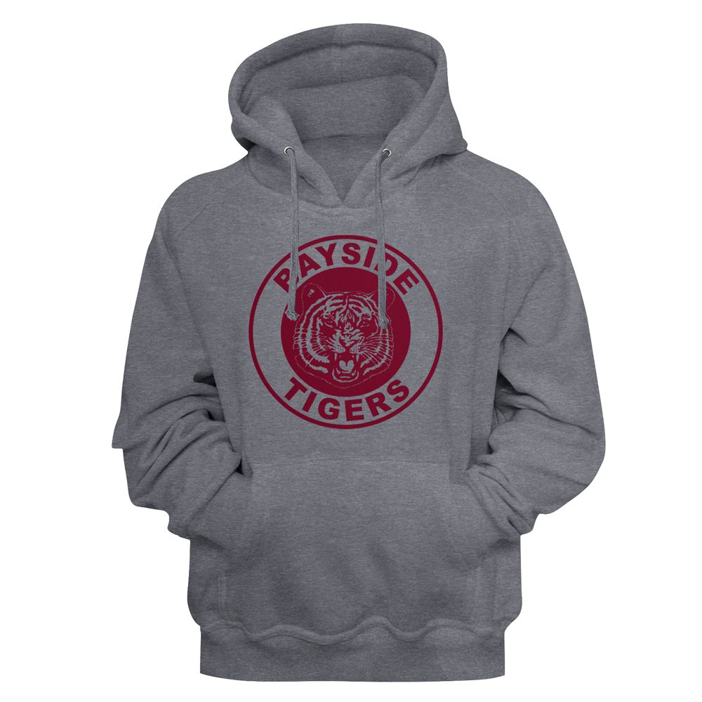 Saved By The Bell - Bayside Tigers - Long Sleeve - Heather - Adult - Hoodie