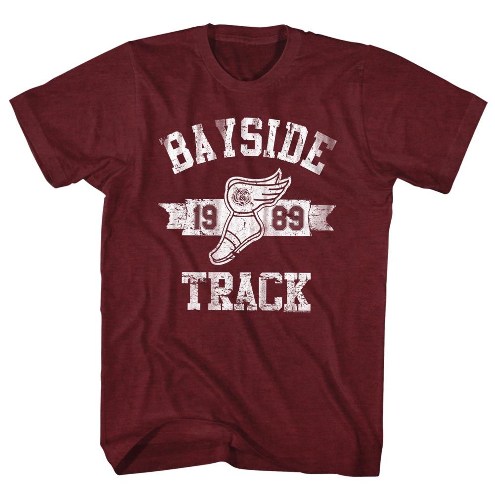 Saved By The Bell - Track - Short Sleeve - Heather - Adult - T-Shirt