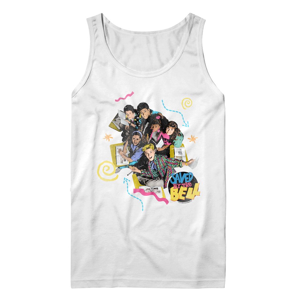 Saved By The Bell - Classroom Hijinx - Sleeveless - Adult - Tank Top