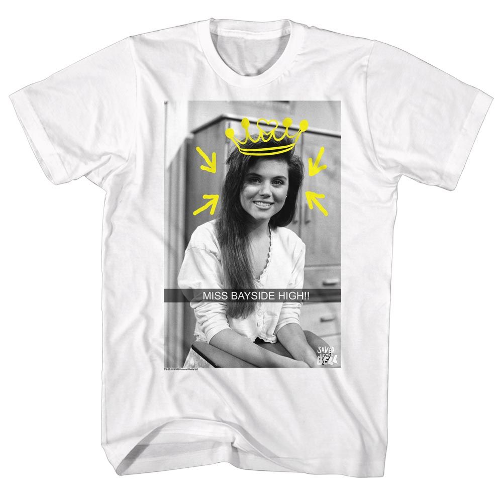 Saved By The Bell - Miss Bayside Snap - Short Sleeve - Adult - T-Shirt