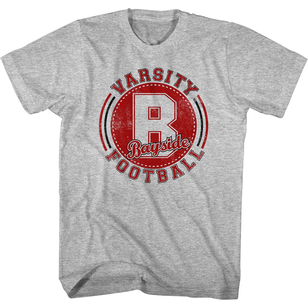Saved By The Bell - Varsity Football - Short Sleeve - Heather - Adult - T-Shirt