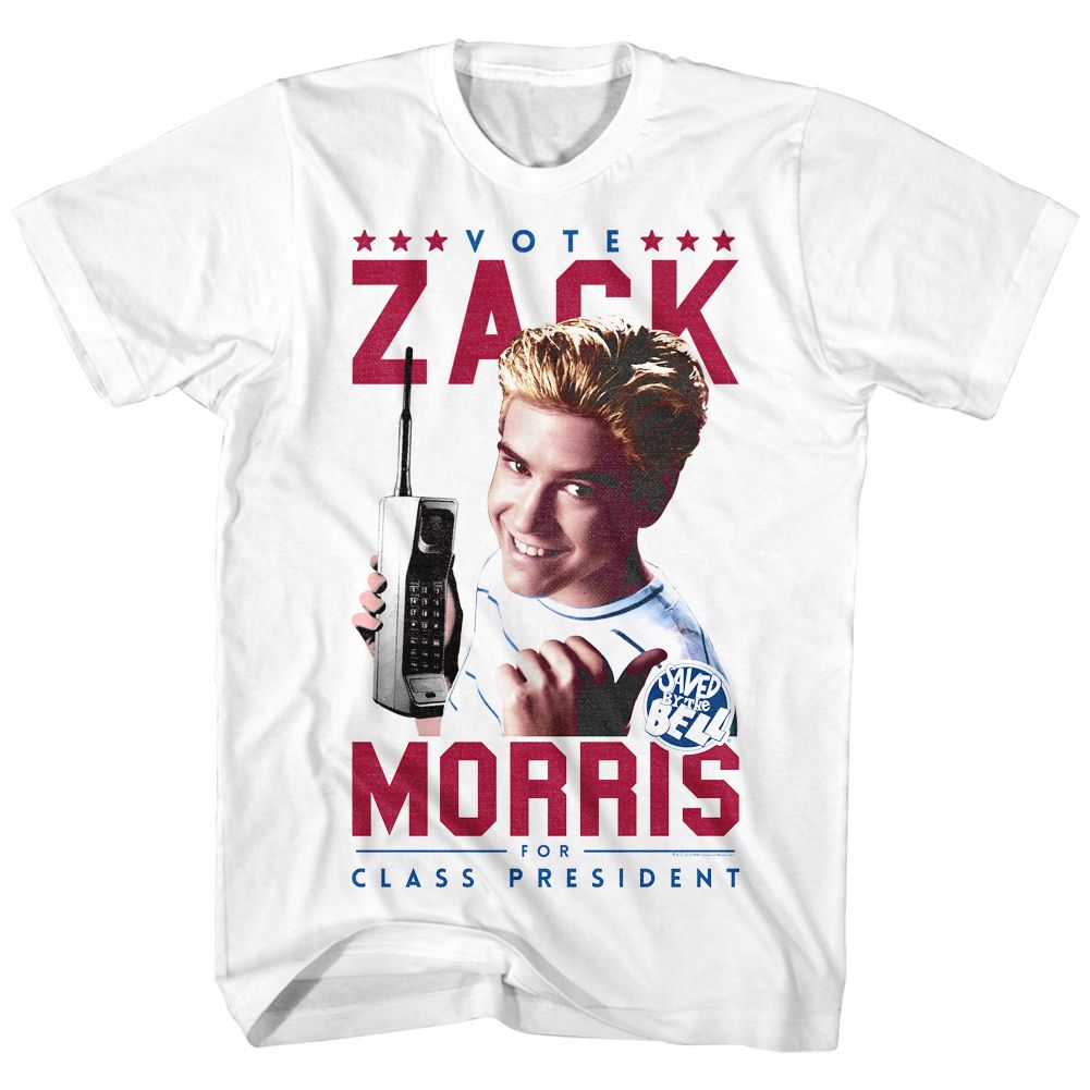 Saved By The Bell - Votezack - Short Sleeve - Adult - T-Shirt