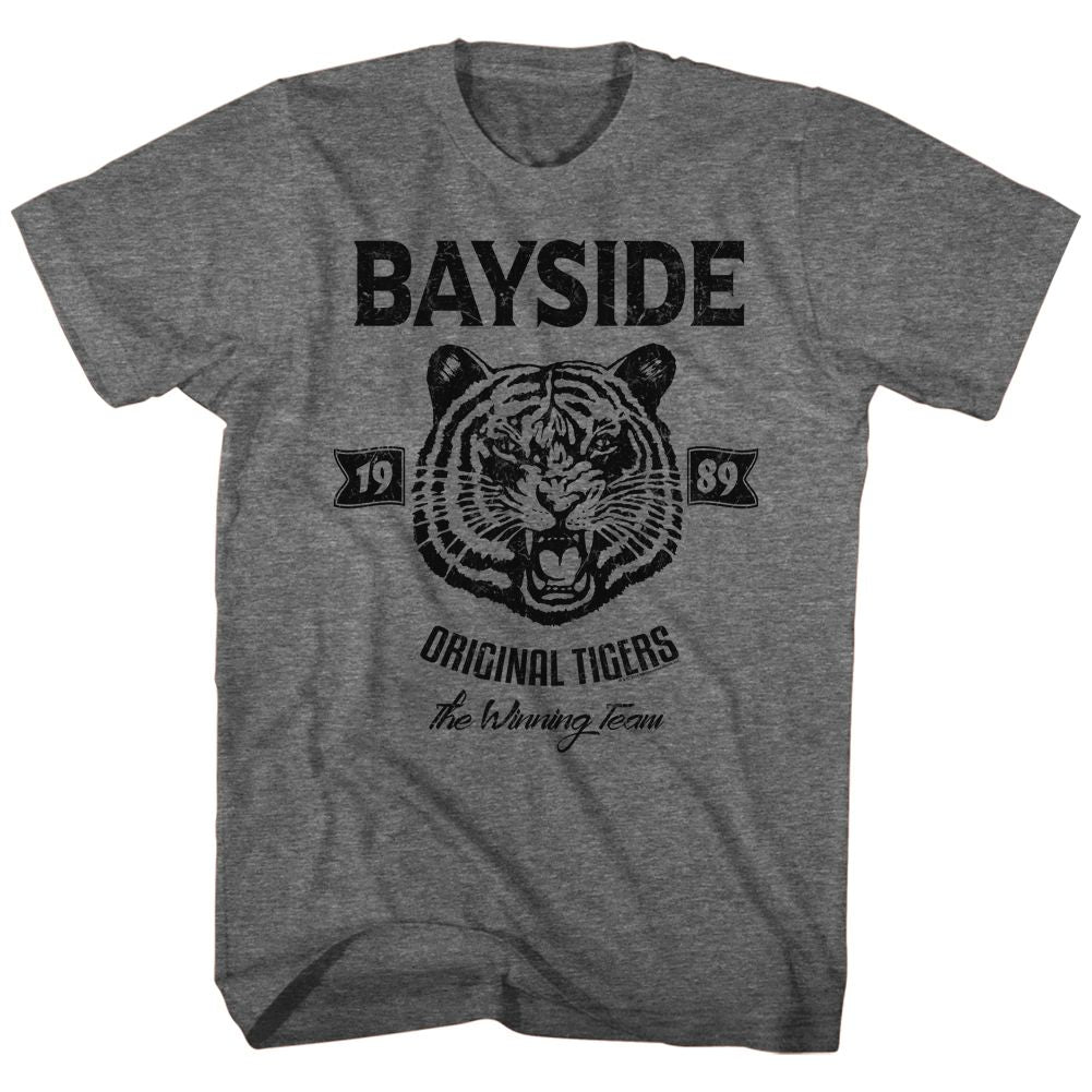 Saved By The Bell - Original Tigers - Short Sleeve - Heather - Adult - T-Shirt