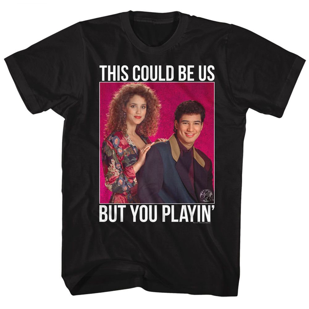 Saved By The Bell - Playin Dots - Short Sleeve - Adult - T-Shirt