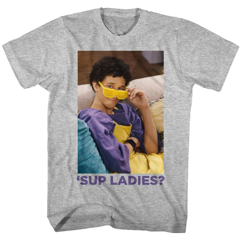Saved By The Bell - Sup Ladies - Short Sleeve - Heather - Adult - T-Shirt