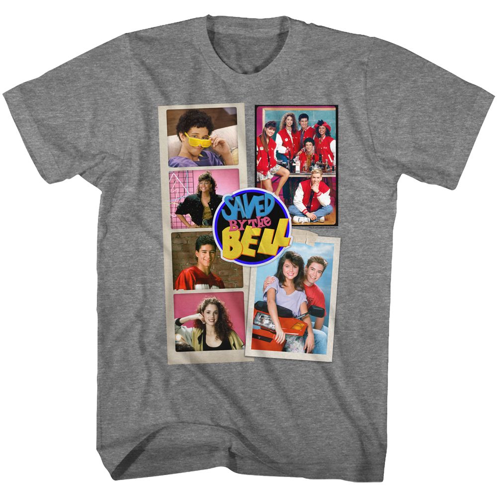 Saved By The Bell - Scrapbook - Short Sleeve - Heather - Adult - T-Shirt