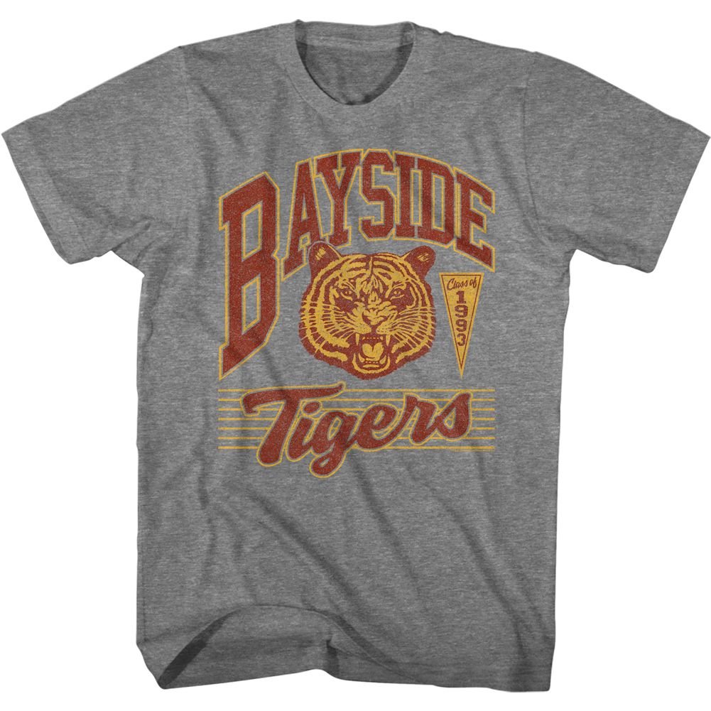 Saved By The Bell - Bayside Tigers 4 - Short Sleeve - Heather - Adult - T-Shirt