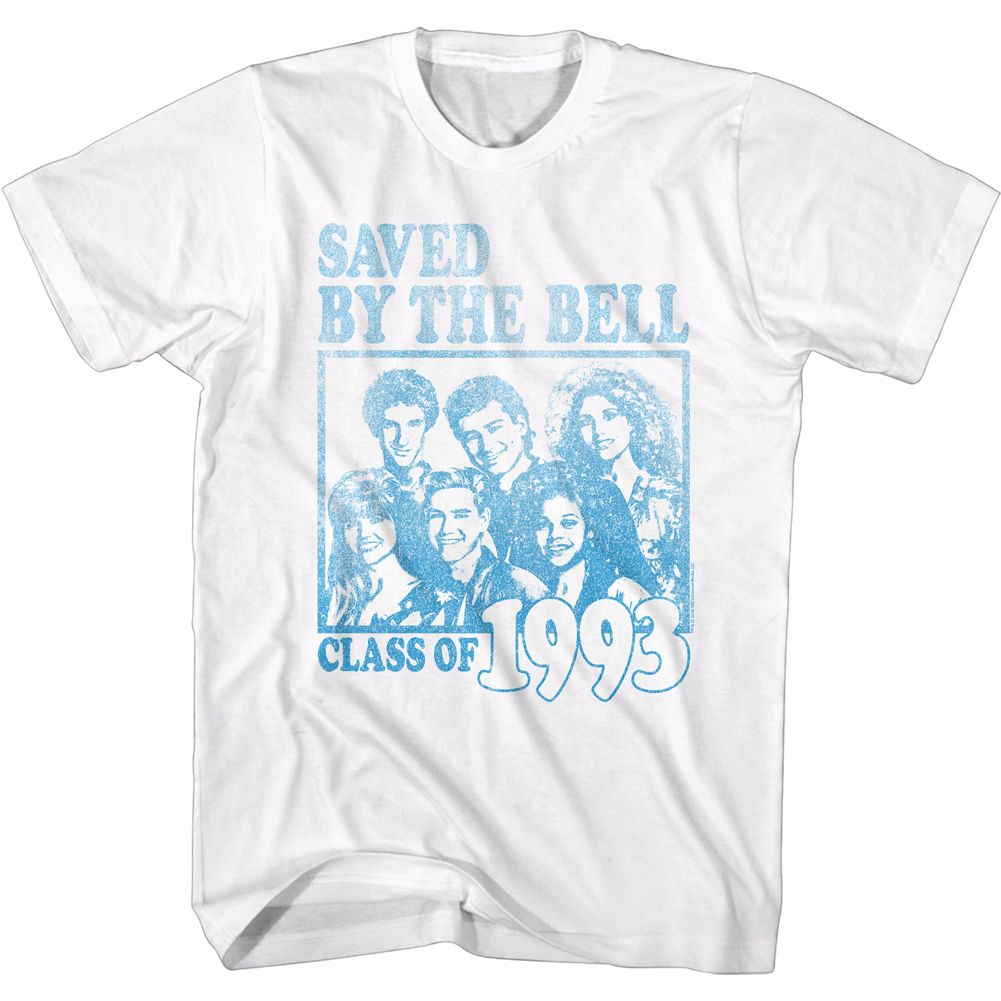 Saved By The Bell - Faded Class Of 93 - Short Sleeve - Adult - T-Shirt