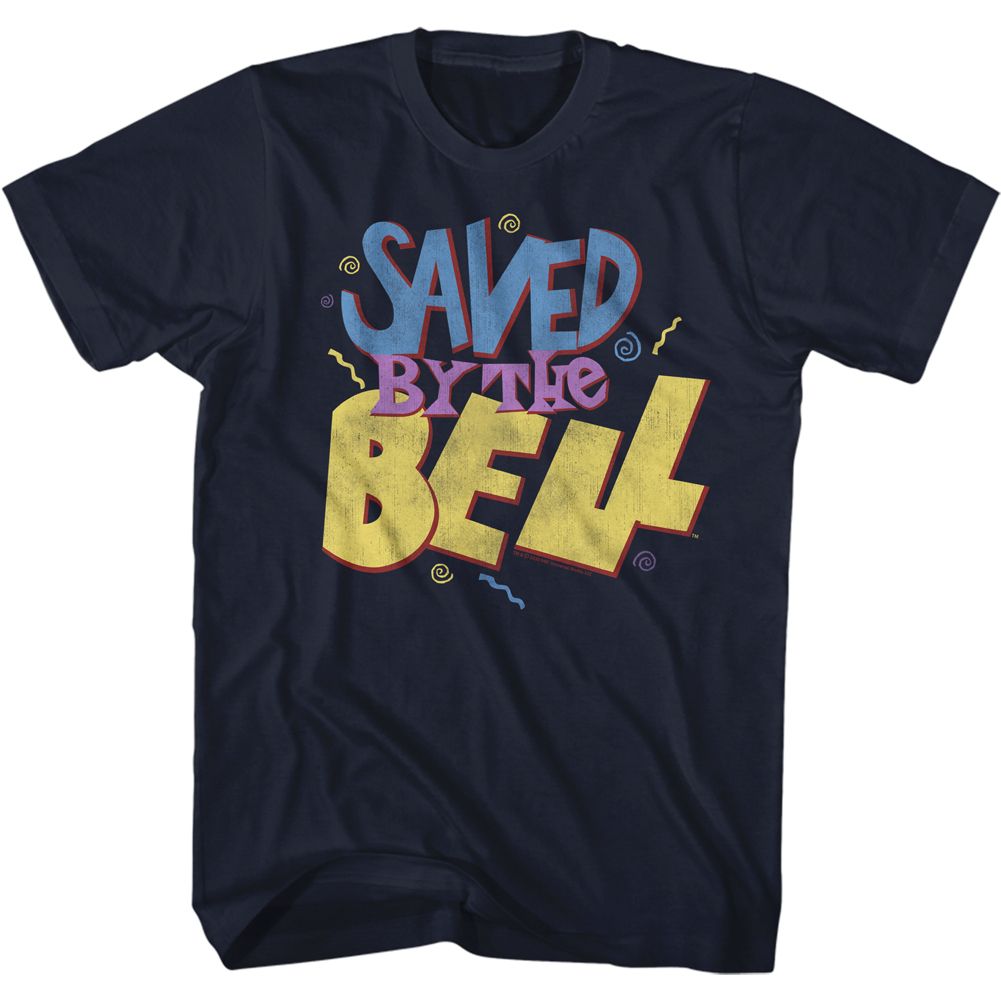 Saved By The Bell - Faded Squiggles - Short Sleeve - Adult - T-Shirt