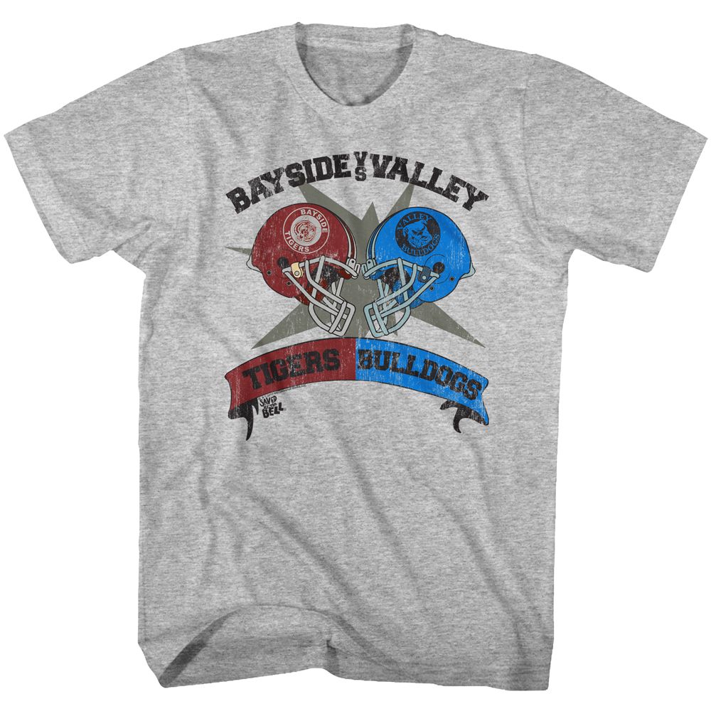 Saved By The Bell - Rivalry - Short Sleeve - Heather - Adult - T-Shirt
