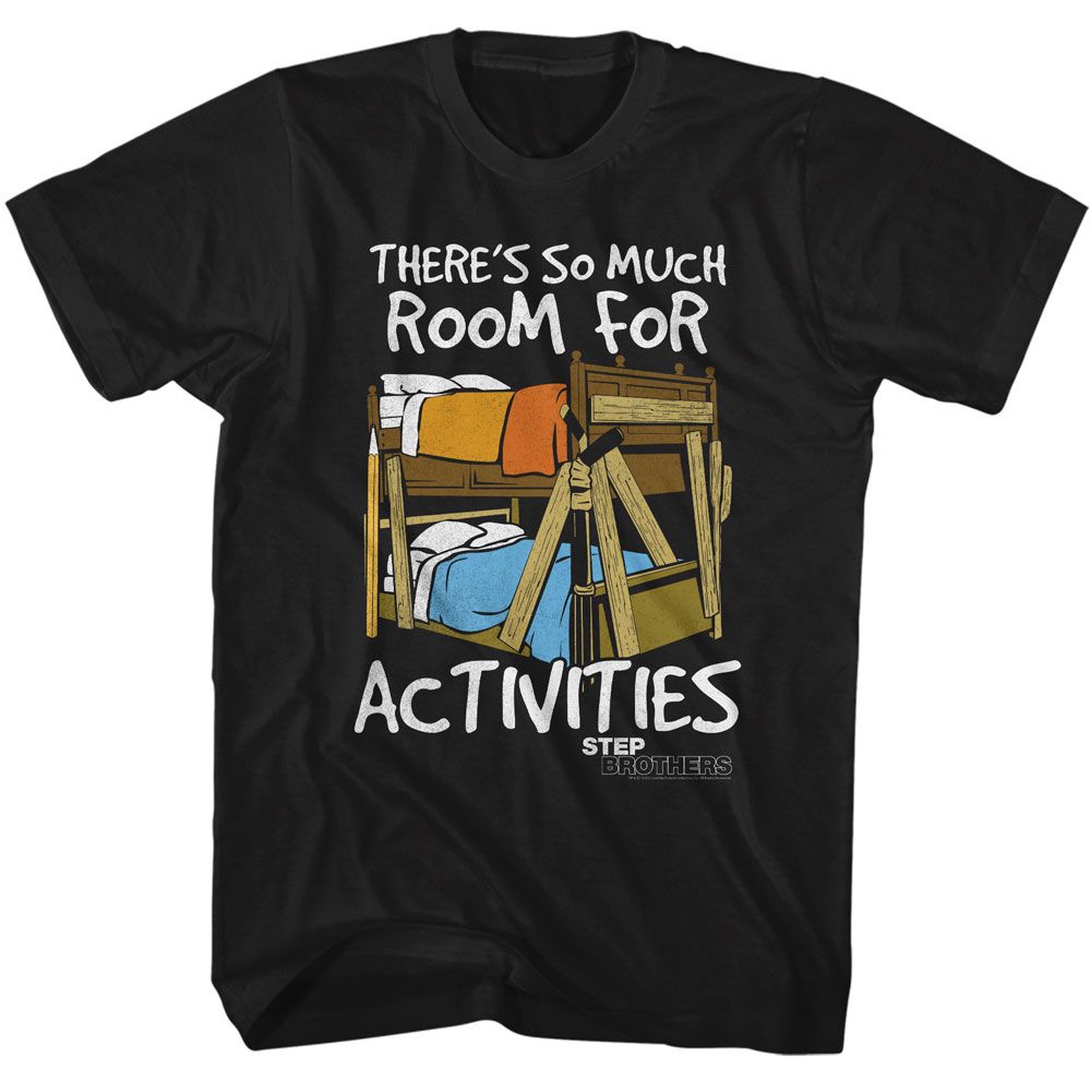Step Brothers - Room For Activities - Licensed Adult Short Sleeve T-Shirt