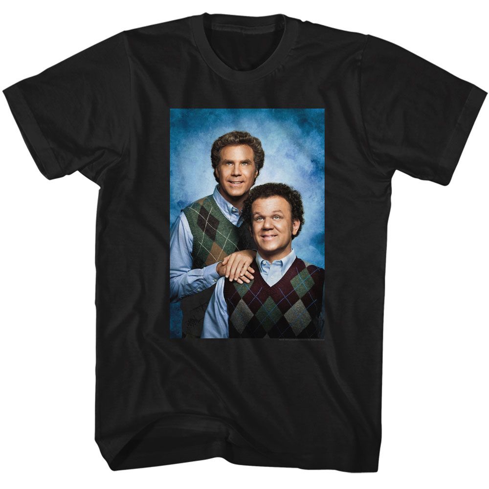 Step Brothers - Sweater Vest Photo - Black Short Sleeve Adult T-Shirt