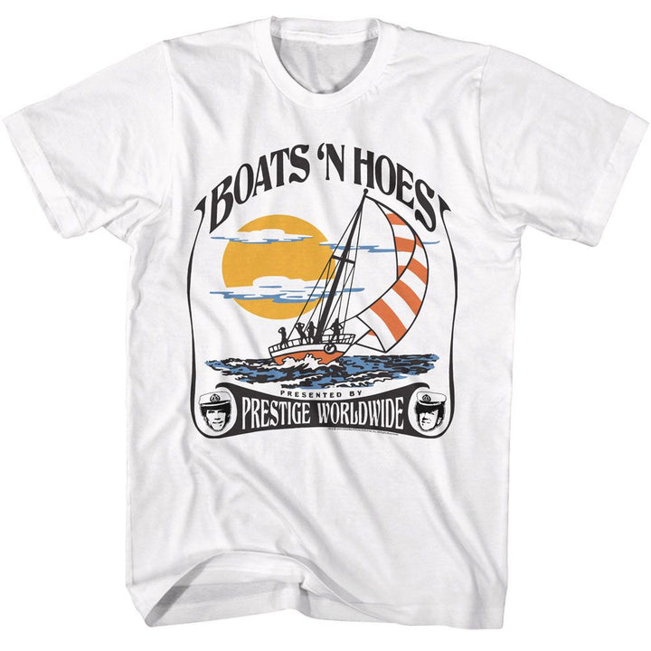 Step Brothers - Boats N Presented By - Licensed Adult Short Sleeve T-Shirt