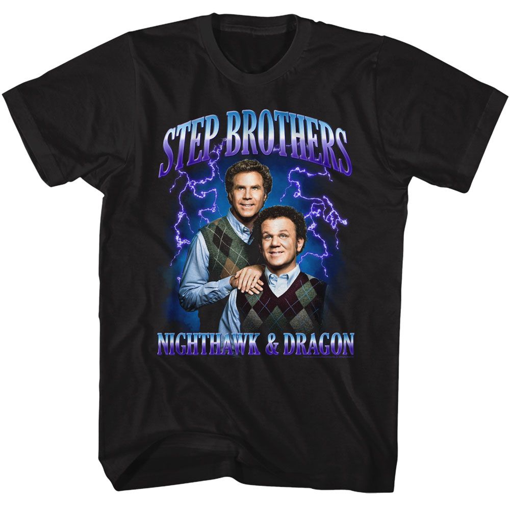 Step Brothers - Lightning Gradient - Licensed Adult Short Sleeve T-Shirt