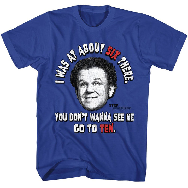 Step Brothers - Go To Ten - Licensed Adult Short Sleeve T-Shirt