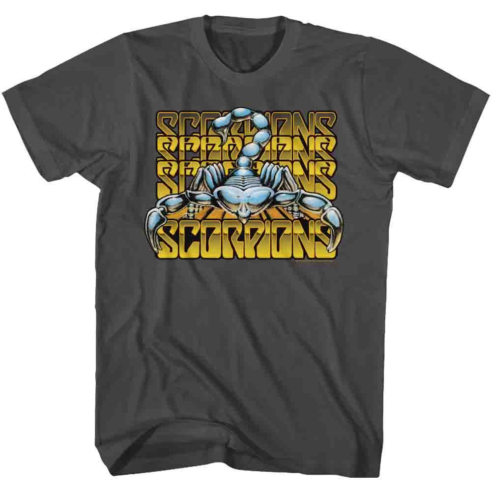 Scorpions - Metallic Logos - Short Sleeve - Adult - T-Shirt