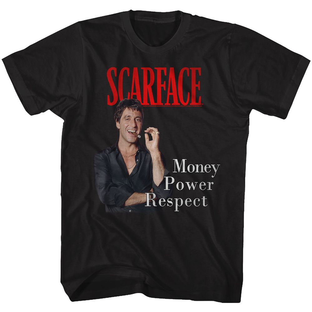 Scarface - Money Power Respect - Short Sleeve - Adult - T-Shirt