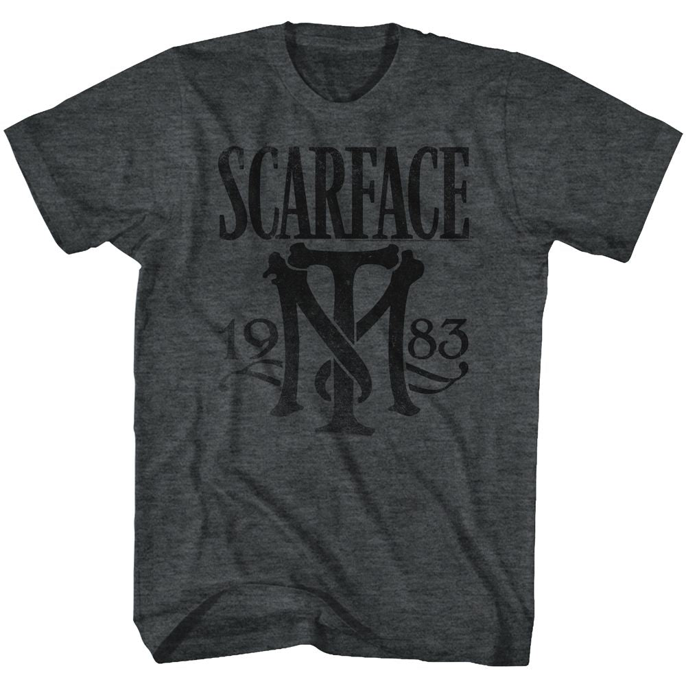 Scarface - Symbol - Short Sleeve - Heather - Adult - T-Shirt