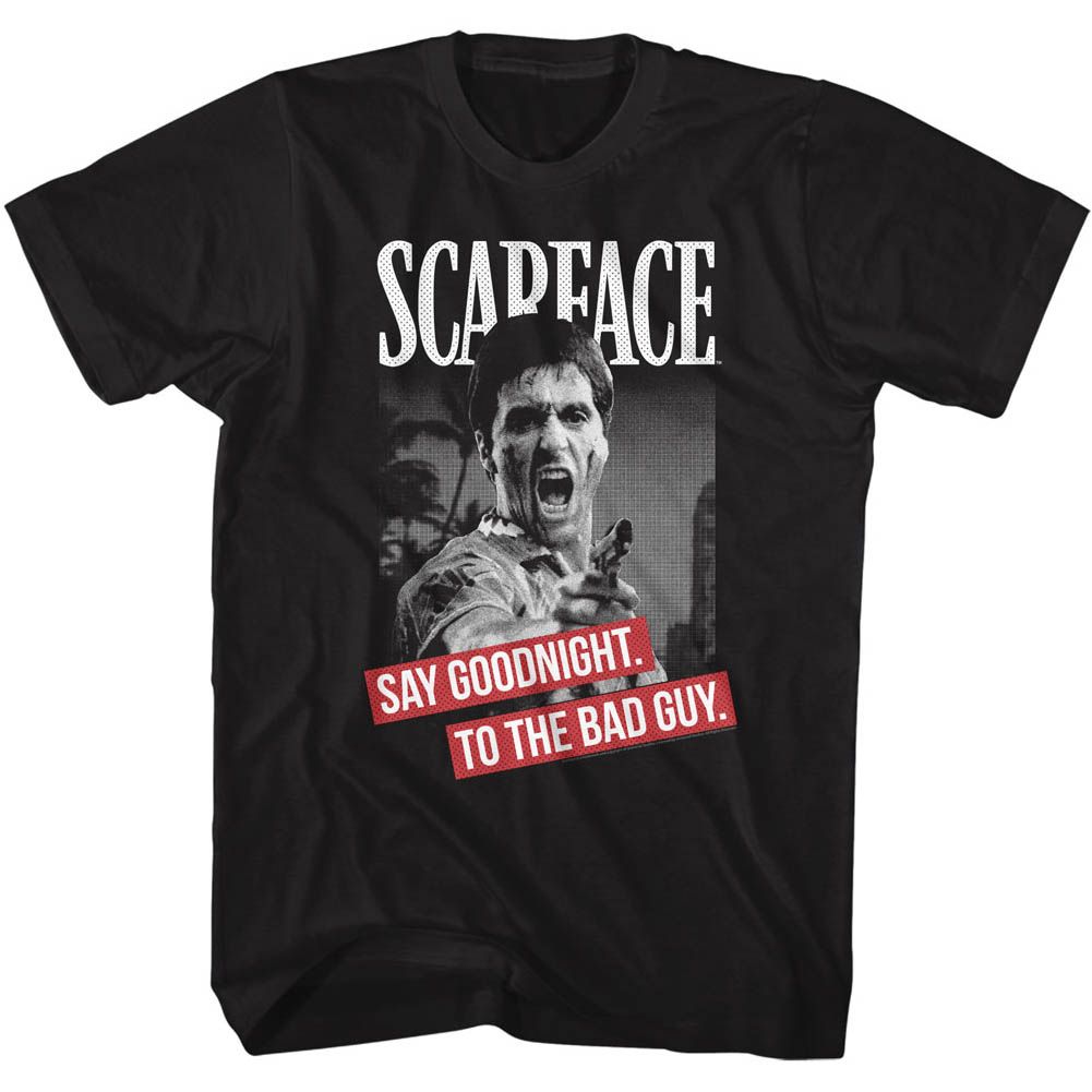 Scarface - Say Goodnight - Short Sleeve - Adult - T-Shirt