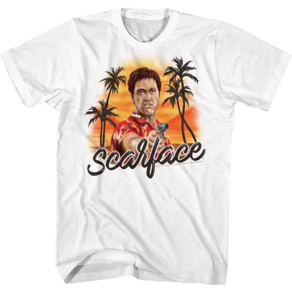 Scarface - Airbrush - Short Sleeve - Adult - T-Shirt