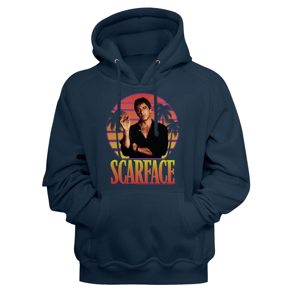 Scarface - Miami Sunset - Long Sleeve - Adult - Hoodie