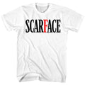 Scarface - Text Black & Red - Short Sleeve - Adult - T-Shirt