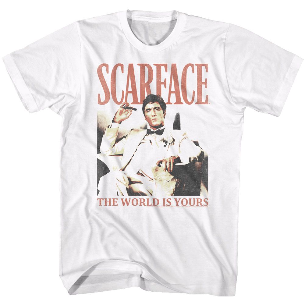 Scarface - Da World - Short Sleeve - Adult - T-Shirt