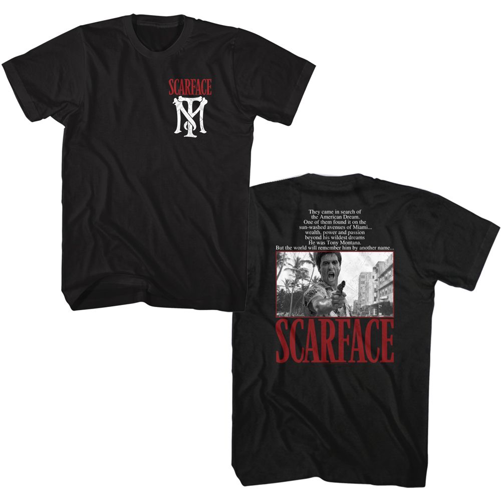 Scarface - American Dream Quote - Short Sleeve - Adult - T-Shirt