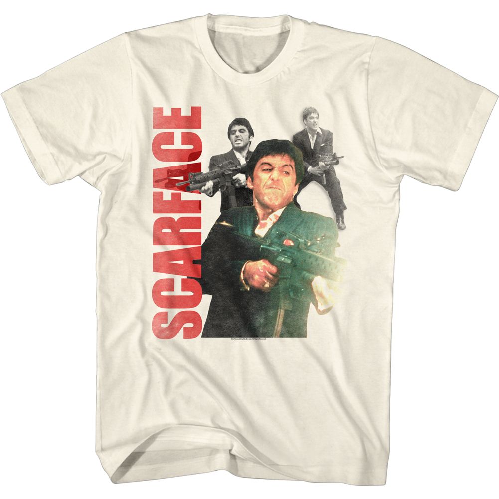 Scarface - Tony Collage - Short Sleeve - Adult - T-Shirt