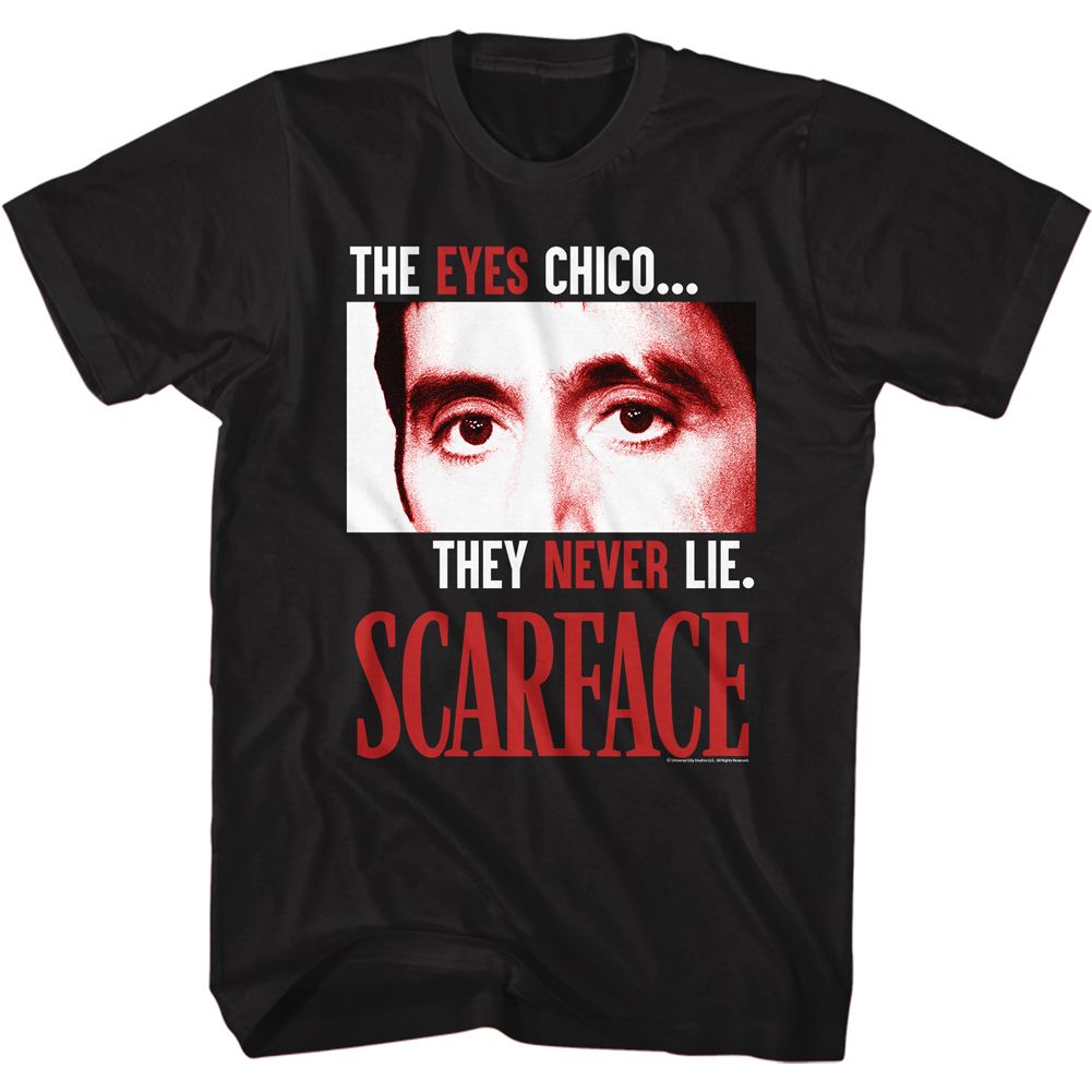 Scarface - The Eyes Never Lie - Short Sleeve - Adult - T-Shirt