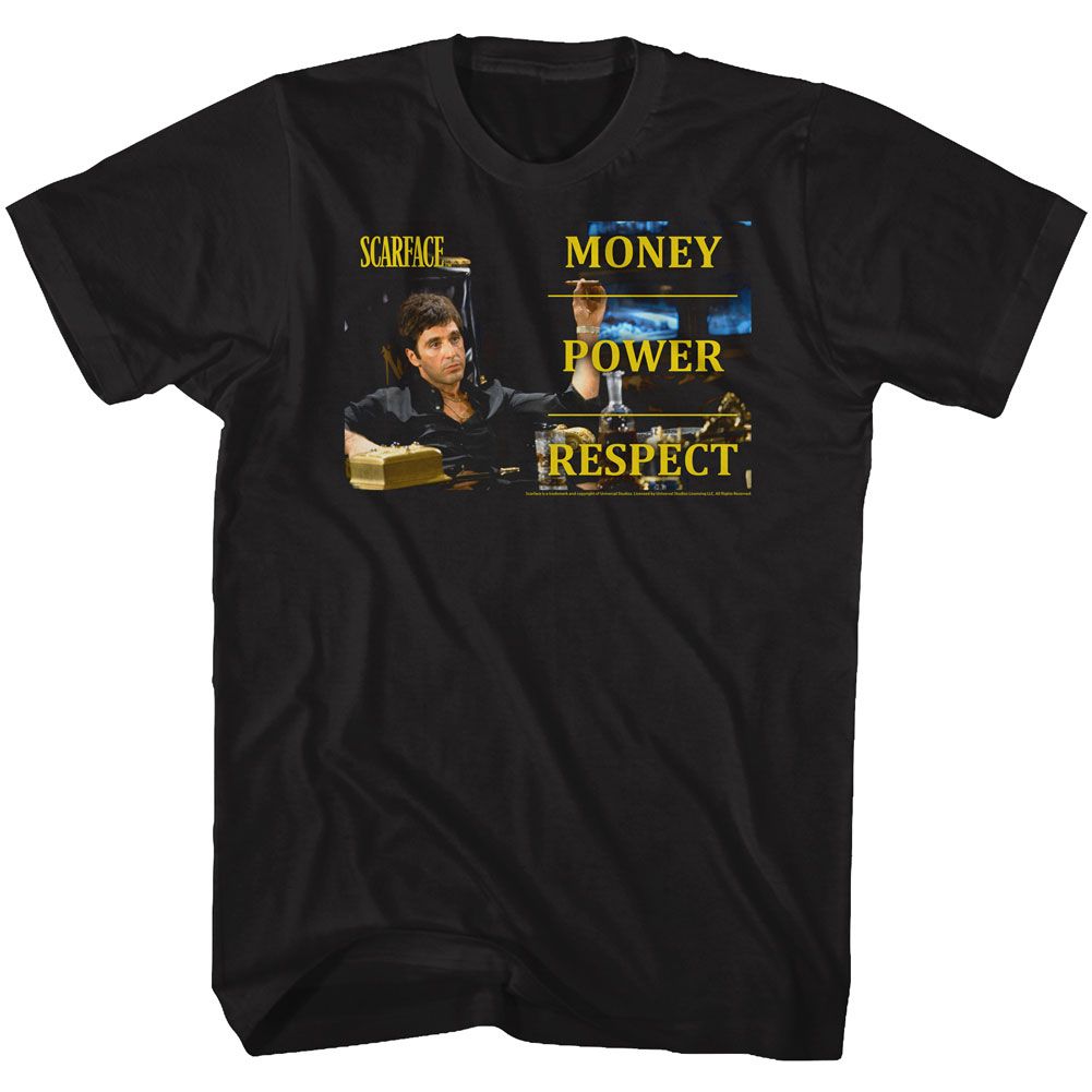 Scarface - Money Power Respect 2 - Short Sleeve - Adult - T-Shirt