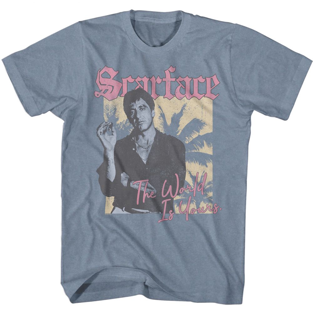 Scarface - The World Is Yours - Short Sleeve - Heather - Adult - T-Shirt