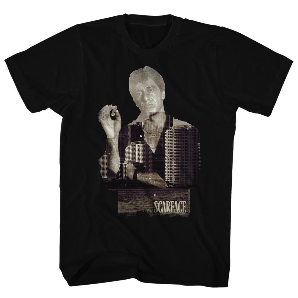 Scarface - Double Expose - Short Sleeve - Adult - T-Shirt