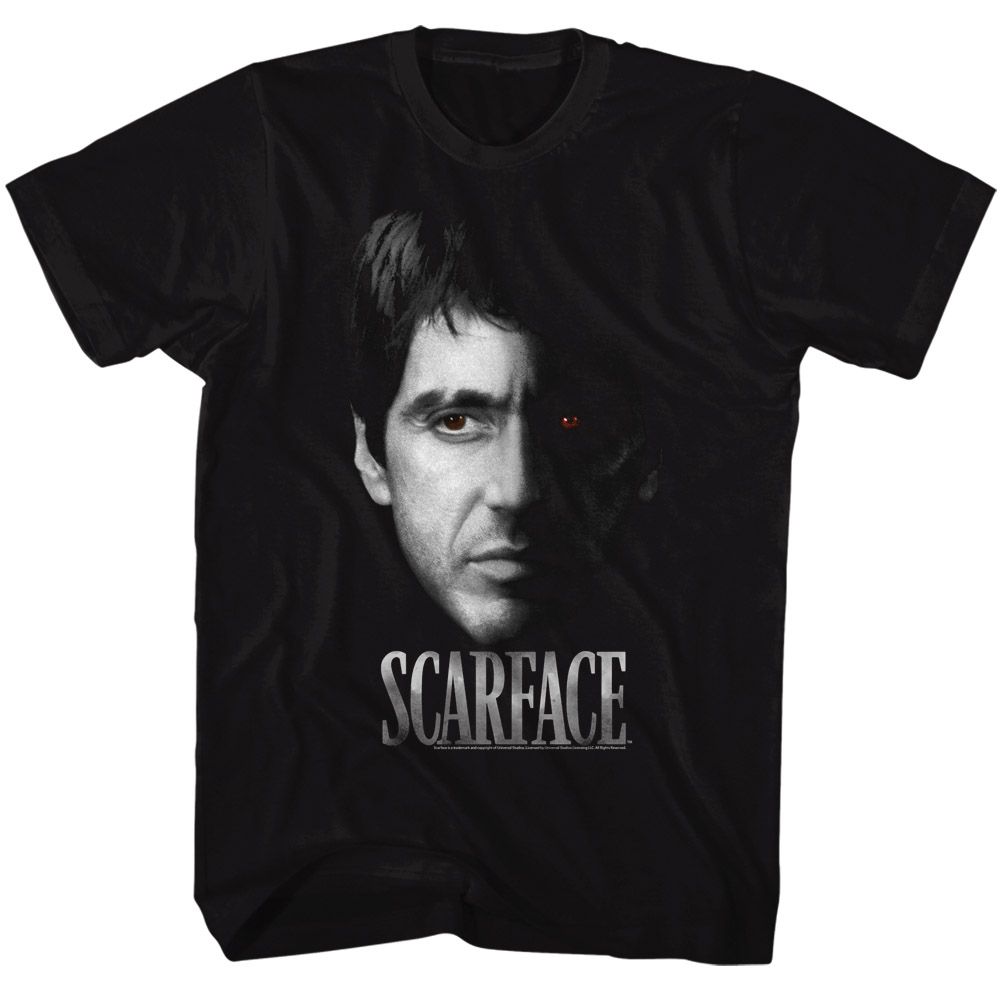 Scarface - Red Eye - Short Sleeve - Adult - T-Shirt