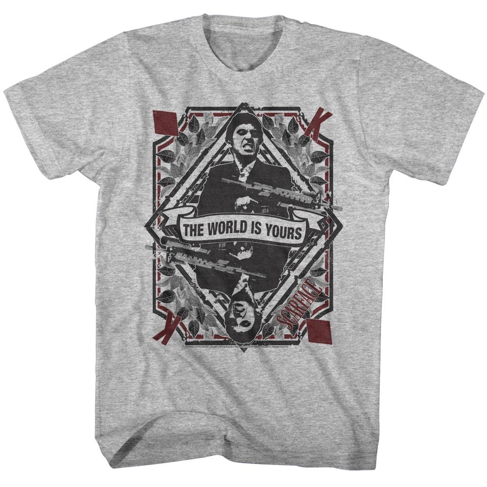 Scarface - King Of Diamonds - Short Sleeve - Heather - Adult - T-Shirt