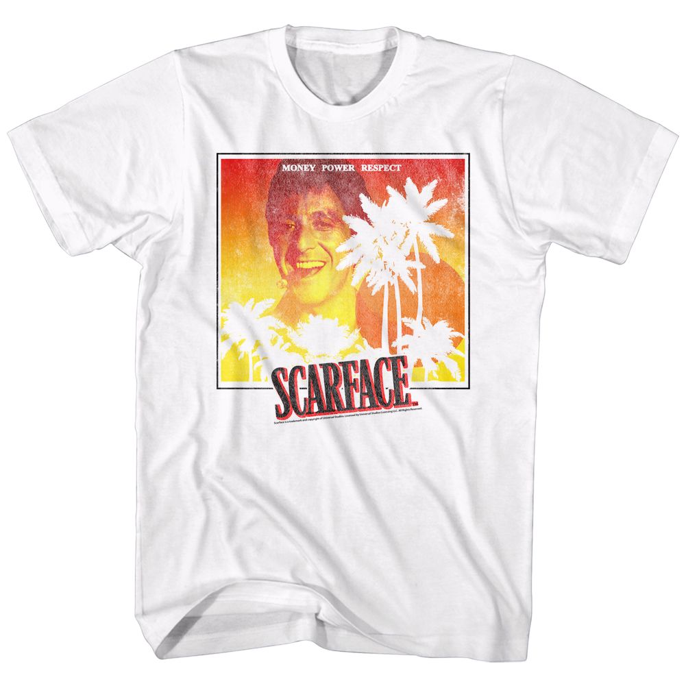 Scarface - Sunset - Short Sleeve - Adult - T-Shirt