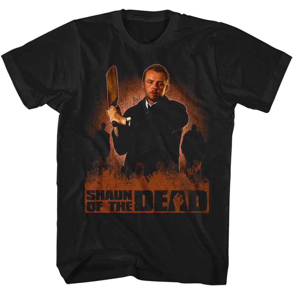 Shaun Of The Dead - Shaun Cricket Bat - Short Sleeve - Adult - T-Shirt